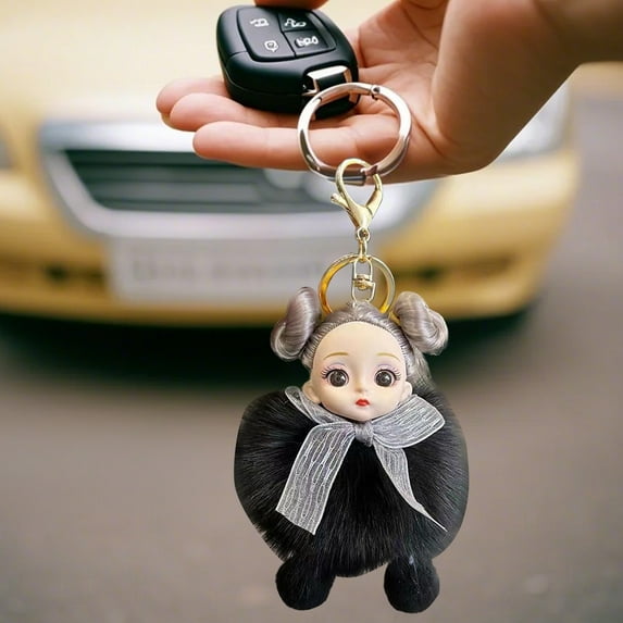 Guozer Purse Charms Stuffed Keychain Pendant Plush Keychain for Backpack Decoration Gifts for Her or Him