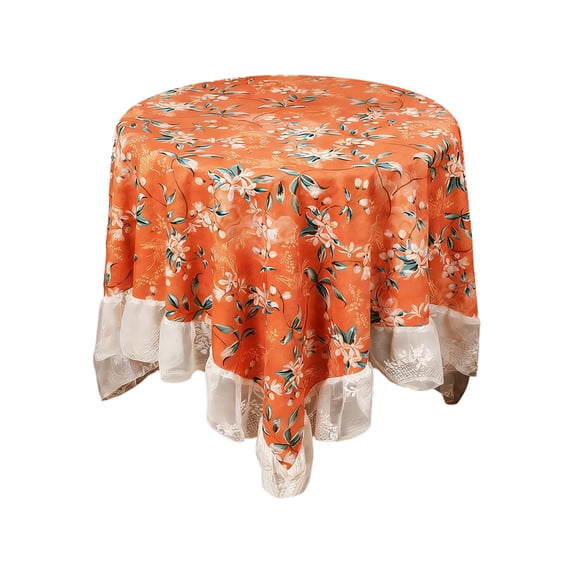 Guozer Small Round Tablecloth Coffee Table Cloth Bohemian Table Cover for Party Decor, Home Decor