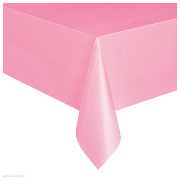 Guozer Solid Color Birthday Tablecloths Square Disposable Tablecloths Reusable Tablecloths Plastic Rectangle Table Cloth Easy Cleaning