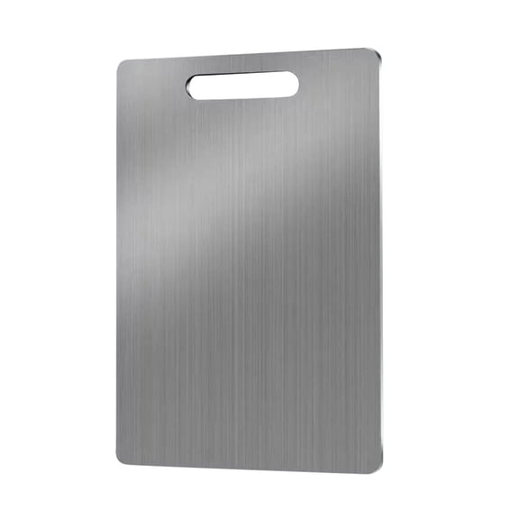 Guozer Stainless Steel Chopping Board 304 Kitchen Cutting Board With Hanging Hole Home Kitchen Chopping Board For Meat Vegetables Fruit