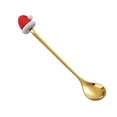 thumbnail image 1 of Guozer Stainless Steel Christmas Spoon Gift Dessert Spoon Christmas Pendant Spoon Tableware, 1 of 8