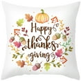 thumbnail image 1 of Guozer Thanksgiving Pillowcase 1PCS 18x18 In Fall Throw Pillow Covers Sofa Cushion Pillowcase Fall Decorations for Home Linen Pillowcase, 1 of 1