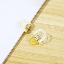 Guozer Transparent Long Tail Clip Bills File Binding Clip Folder Non-marking Binding Handbook Clip Snacks Closure Clip