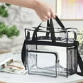 thumbnail image 1 of Guozer Transparent Pouch Commuting Bag for Workers Crossbody Bag for Women Beach Bag, 1 of 9
