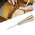 thumbnail image 1 of Gupbes, 3 Needles Copper Handle Sewing Awl Leather Shoe Repair Tool, 1 of 7