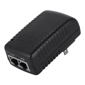 Gupbes 48V/0.5A POE Power Supply Injector Ethernet Adapter PoE Wall Plug Injector For IP Voip Phones, Cameras And More(US Plug)