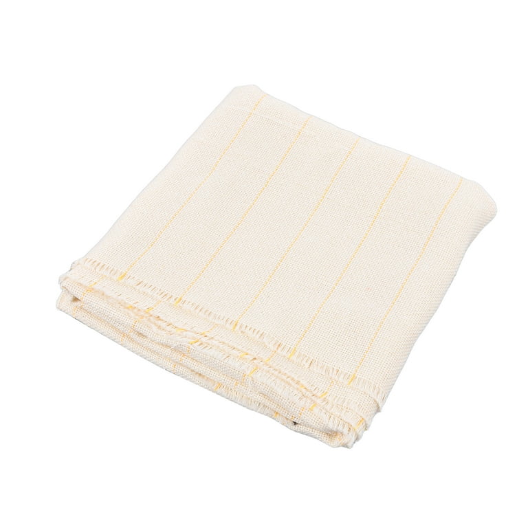 Gupbes Monk Cloth,Rug Tufting ,Tufting Cloth Polyester Cotton Mixed Door  Width Strong Cloth Easy To Break White Standard Yellow Thread Cloth 