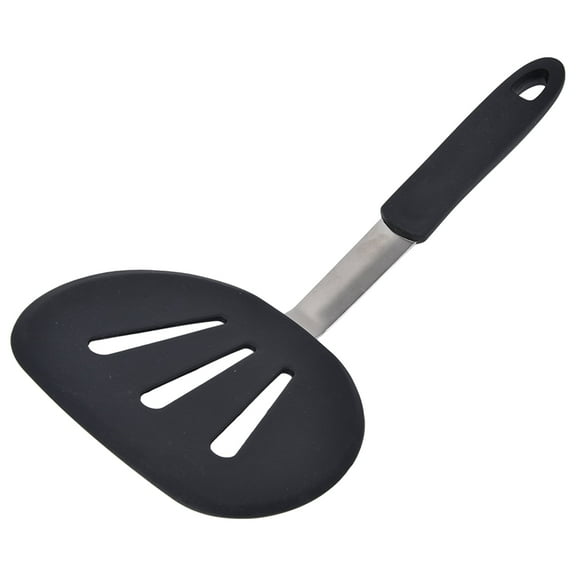 Gupbes Silicone Fish Spatula,Pancake Spatula,Chef Wide Round Spatula Flexible Silicone Spatula Heat Resistant For Pancake Eggs And More