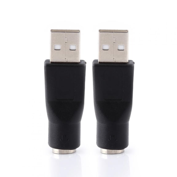 Gupbes USB 2.0 A Male To PS/2 Female Adapters Converter Connector USB To PS/2, USB To PS/2 Adapter, For PC Computer Keyboard Mouse