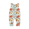 thumbnail image 1 of Gupgi Baby Girls Boys Romper Sea/Camping Elements Print Sleeveless Jumpsuits Summer Infant Bodysuits, 1 of 9