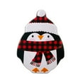 thumbnail image 1 of Gupgi Christmas Cookie Tins with Lids Cute Santa Snowman Gingerbread Penguin Metal Tins Jars for Gift, 1 of 8