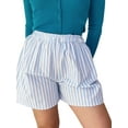 thumbnail image 1 of Gupgi Summer Women Pajama Shorts Stripe/Plaid Comfy Sleep Shorts Casual Pajama Bottoms S/M/L, 1 of 7