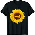thumbnail image 1 of Guppy Gift For Women Men Rainbow Fish Pet Sunflower Lover T-Shirt Black Small, 1 of 5