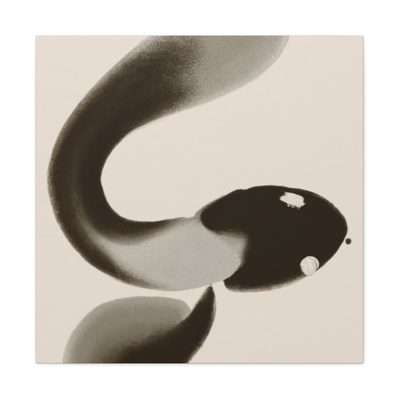 Guppy Reflections in Oils - Canvas