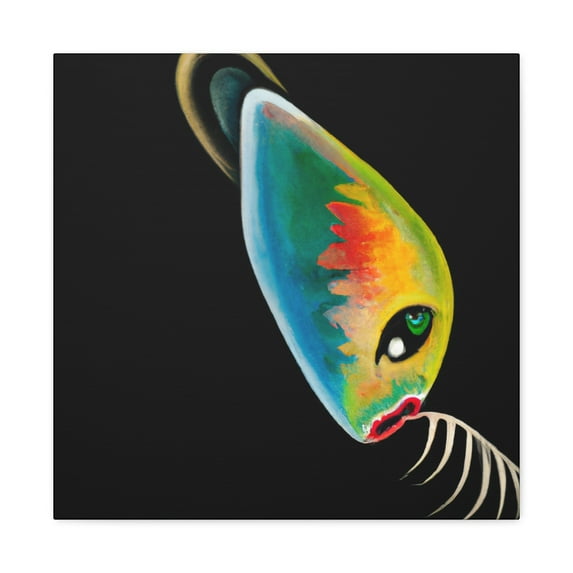 "Guppy in Motionless Dance" - Canvas