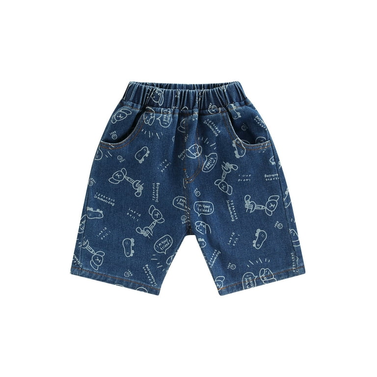 Jean shorts cheap cartoon