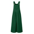 thumbnail image 1 of Gureui Women Retro Boho Floral Overalls Casual Summer Jumpsuit Sleeveless Suspender Wide Leg Baggy Harem Pants Loose Romper Trousers with Pockets, 1 of 4