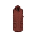 thumbnail image 1 of Gureui Women Sleeveless Winter Warm Vest, Solid Color Stand Collar Padded Zipper Up Side Pockets Gilet Quilted Puffer Wild Fashion Jacket Vest, 1 of 9