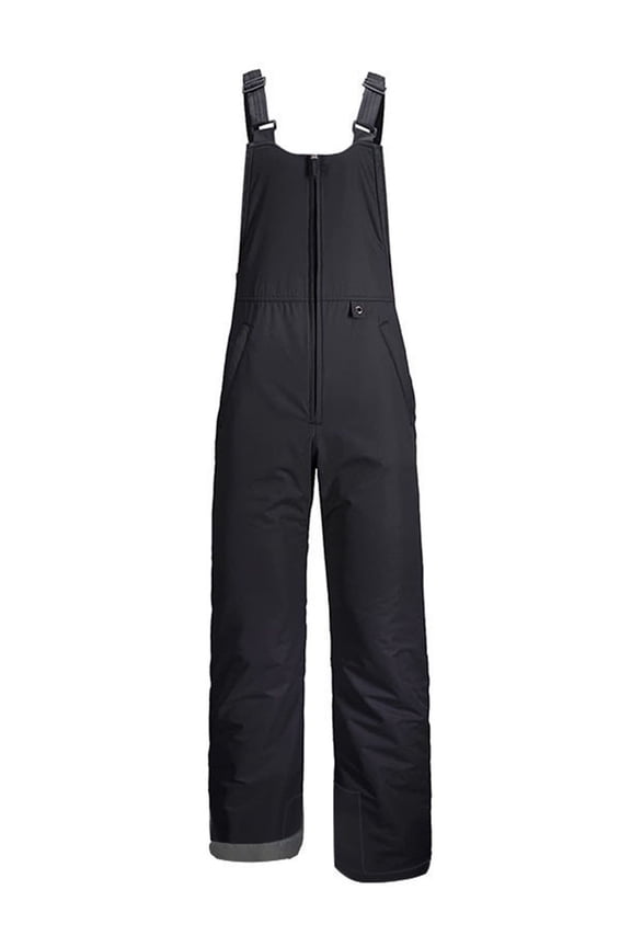 Women's Skiing Bibs Overalls Essential Insulated Windproof Snowpant Warm Casual One-Piece Suspenders Pants with Side Pocket Outdoor Jumpsuits