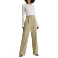 thumbnail image 1 of Gureui Women's Spring Autumn Slim Knitwear Solid Color Long Sleeve Backless Tie Up Tops, 1 of 6