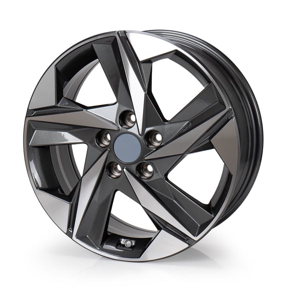 Guriches 17" x 7" Machined Face Matt Gunmetal Alloy Wheel Rim For Hyundai Elantra 2021-2023
