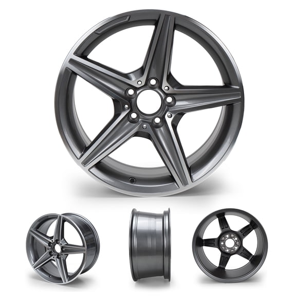 Guriches New 18" X 8.5" Replacement Wheel Rim For Mercedes Benz E300 E350 E400 E450 E550 C300