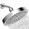 thumbnail image 1 of Gurin Rain Shower Head High Pressure Spa System, Luxury Bathroom Showerhead with Chrome Plated Finish, Adjustable Angles, Anti-Clogging Silicone Nozzles, 1 of 3
