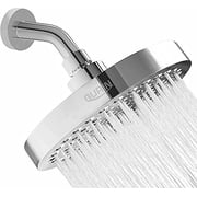 GURIN Shower Head High Pressure Rain, Luxury Bathroom Showerhead with Chrome Plated Finish, Adjustable Angles, Anti-Clogging Silicone Nozzles California 1.8 GPM