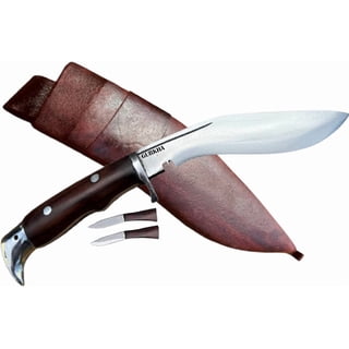 Genuine Gurkha Kukri Machete – Service Style With Brown Wood Handle