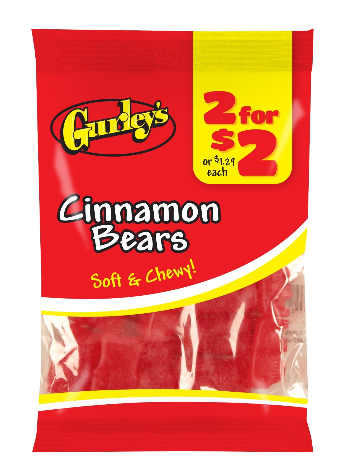 Gurleys Tangy Cherry Sours, Sour Chewy Candy, Bursting with Flavor (Pack  of 12)