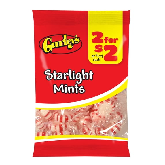 Gurley's Classic Starlight Mints, Invigorating Peppermint Hard Candy (Pack of 12)