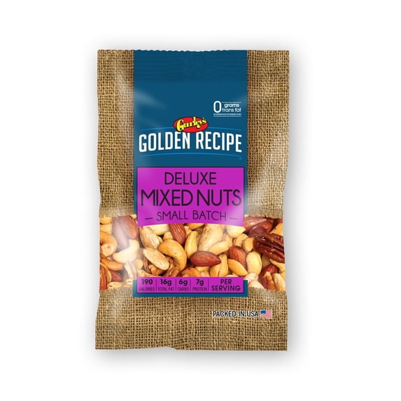 Gurley's Golden Recipe Deluxe Mixed Nuts, Assorted Premium Blend, 2.75 oz