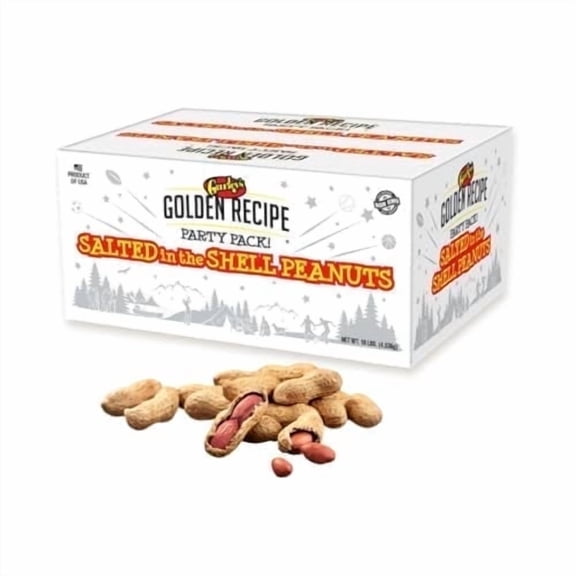 Gurley's Jumbo Peanuts, Fire Roasted & Salted, 10 lb Bulk Party Pack