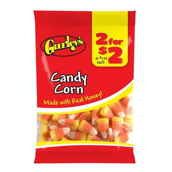Gurley's Traditional Tri-Colored Candy Corn, Classic Halloween Treat (Pack of 12)