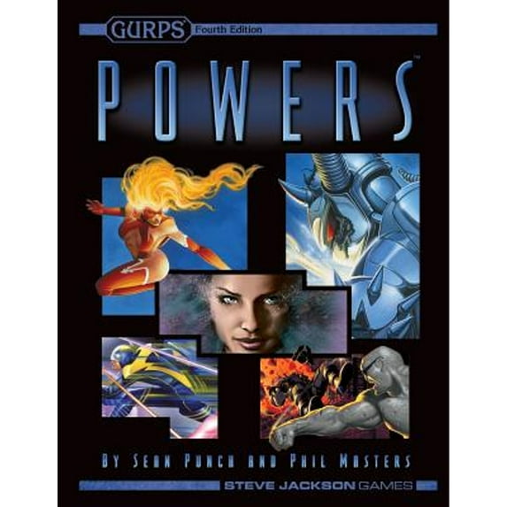 Gurps Powers (Paperback) by Sean Punch, Phil Masters