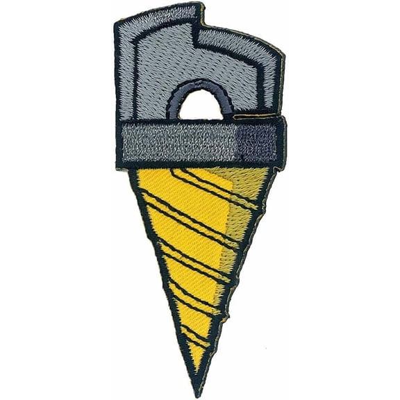 Gurren Lagann Drill Key 1.7"x3.5" Patch