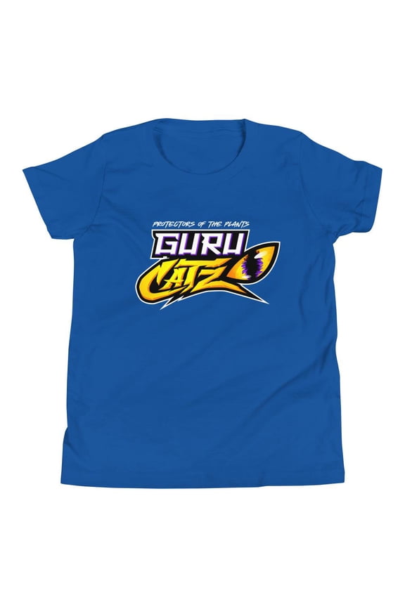 Guru Catz WHT Logo Youth Short Sleeve T-Shirt
