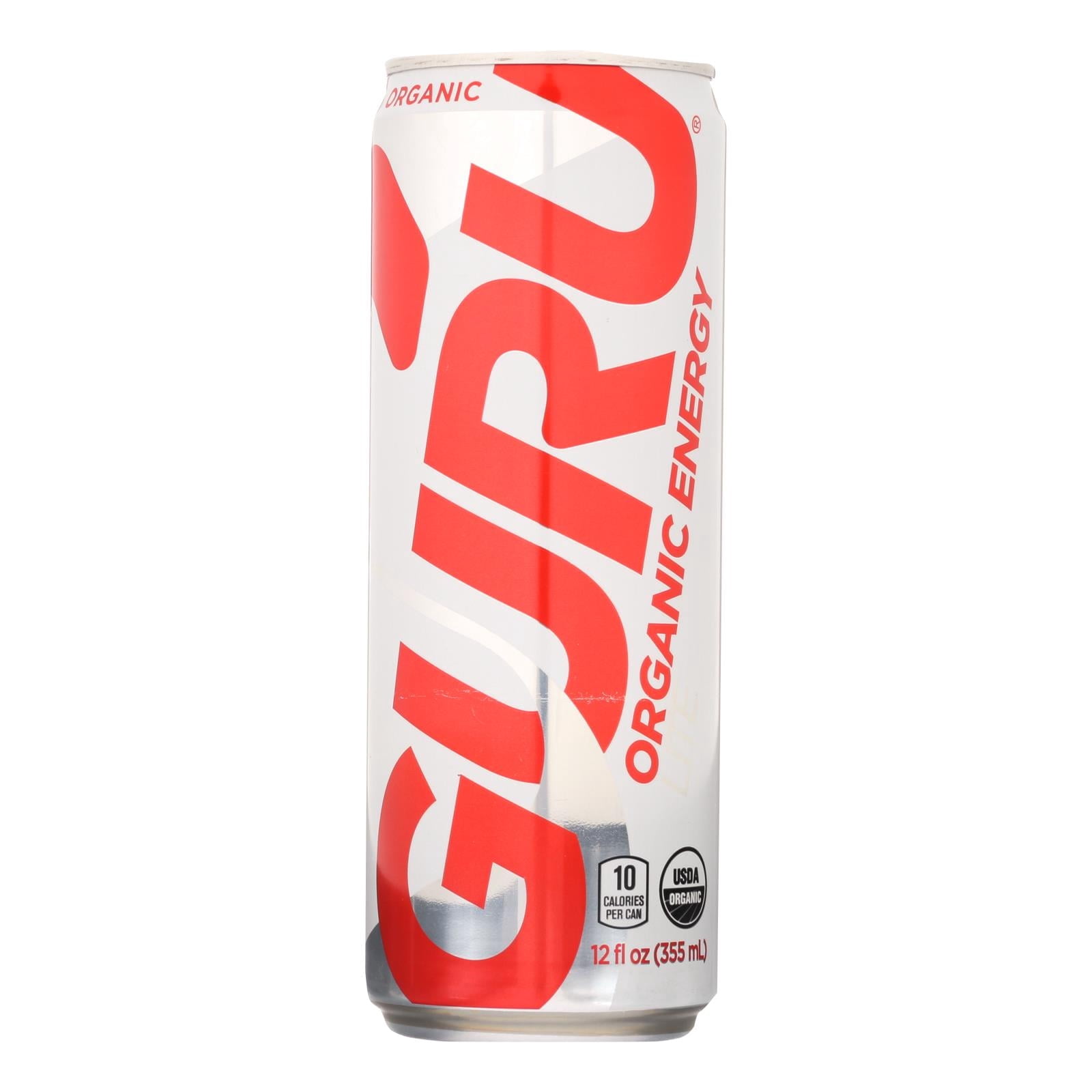 Guru Energy Drink - Energy Drink Organic Lite - Case of 24-12 Fluid Ounces