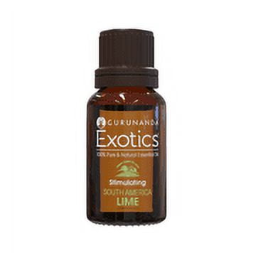 Guru Nanda Exotics Lime 100% Pure & Natural with Roll-On Bottle