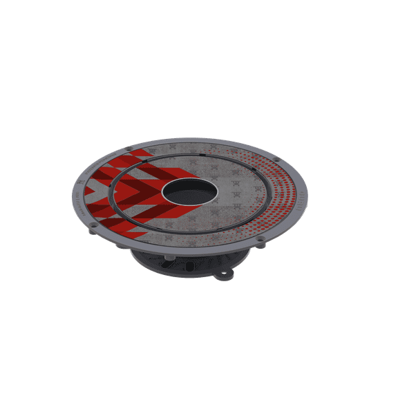 Guru PVC Square Drain Connector (Grey)