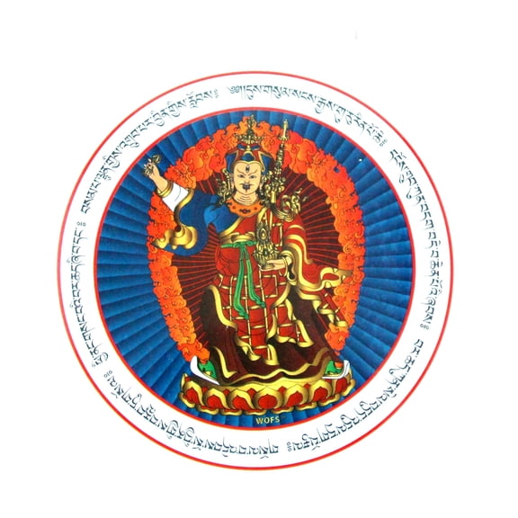 2 Pcs of Feng Shui Guru Rinpoche Window Stickers