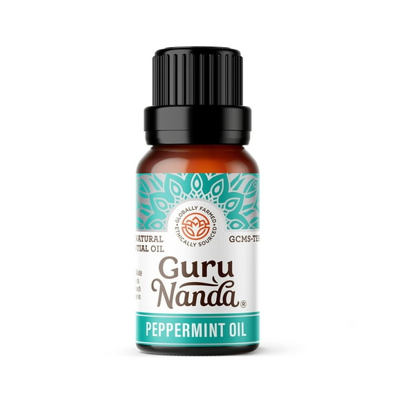 GuruNanda 100% Pure and Natural Peppermint Oil for Aromatherapy & Diffuser - 15ml
