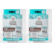 GuruNanda All Natural Nasal Rinse 8 Saline Premixed Packets 0.08 oz  2 Pack