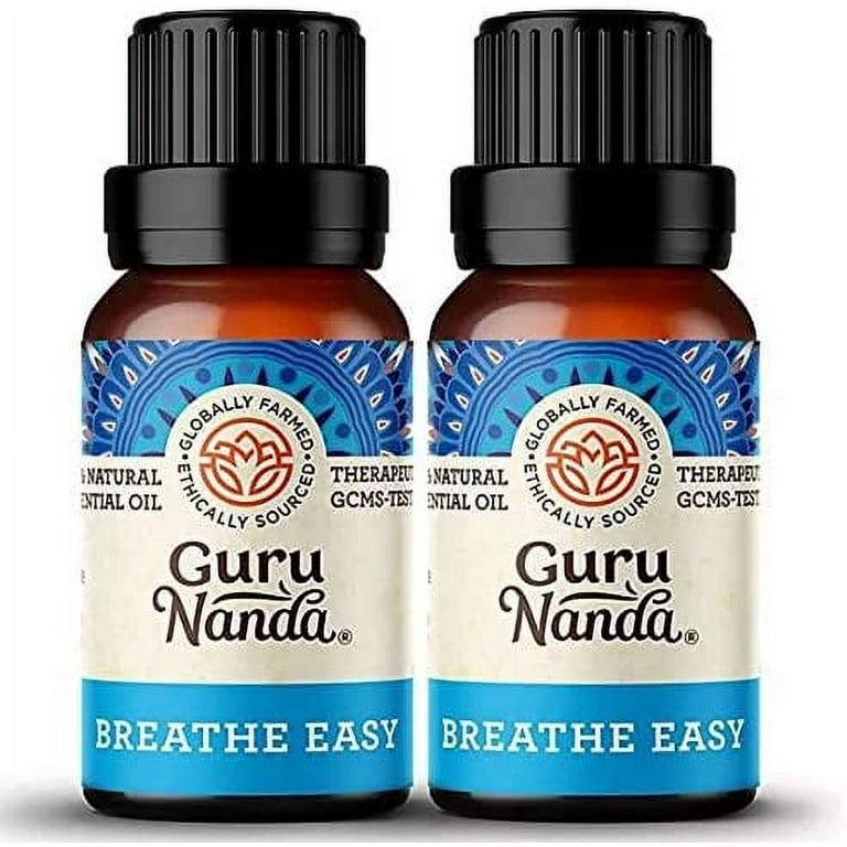 Guru Nanda 2-Pack 15ml Eucalyptus Essential Oil White