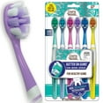thumbnail image 1 of GuruNanda Butter on Gums Toothbrush - Extra Soft Bristles - ADA Accepted - 6 Pack, 1 of 10