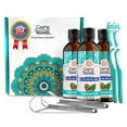 thumbnail image 1 of GuruNanda CocoMint Oil Pulling Natural Mouthwash with Essential Oils & Vitamins D3,E,K2 - Toothbrush & Tongue Scraper - 8 oz X 3, 1 of 10