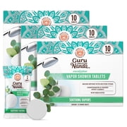 GuruNanda Eucalyptus Vapor Shower Tablets - Eucalyptus Scent - 30 Count