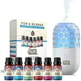 GuruNanda Aromatherapy Diffuser & 6 Signature Blend Essential