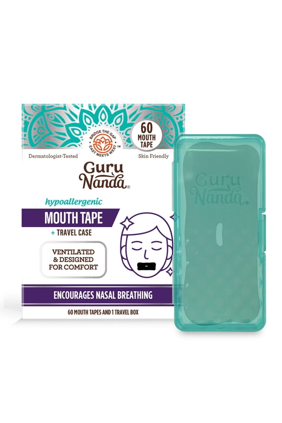 Mouth Tape for Sleeping Strips - Hypoallergenic - Breathable - Reduce Snoring - 60 Count