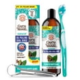 thumbnail image 1 of GuruNanda CocoMint Oil Pulling Natural Mouthwash with Essential Oils & Vitamins D3,E,K2 - Toothbrush & Tongue Scraper - 8 oz, 1 of 13